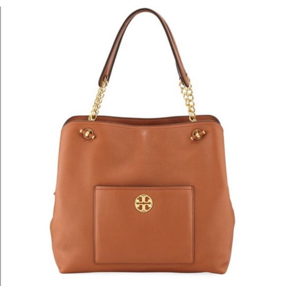 Tory Burch Chelsea Slouchy Tote tan